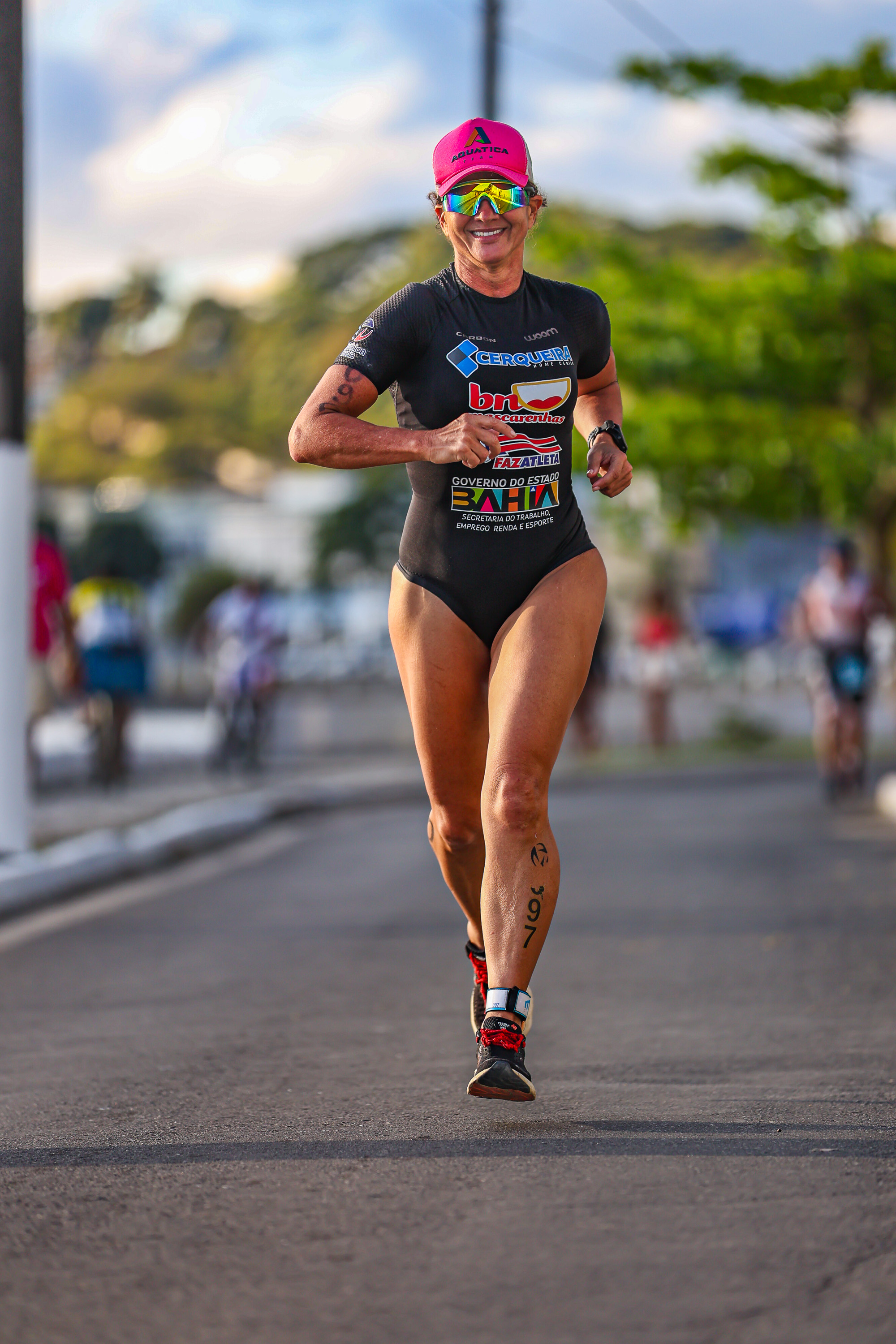 Corrida com apoio da torcida